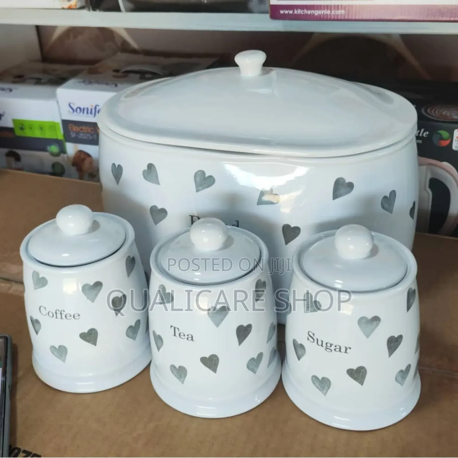 Ceramic Canister (Set of 4)