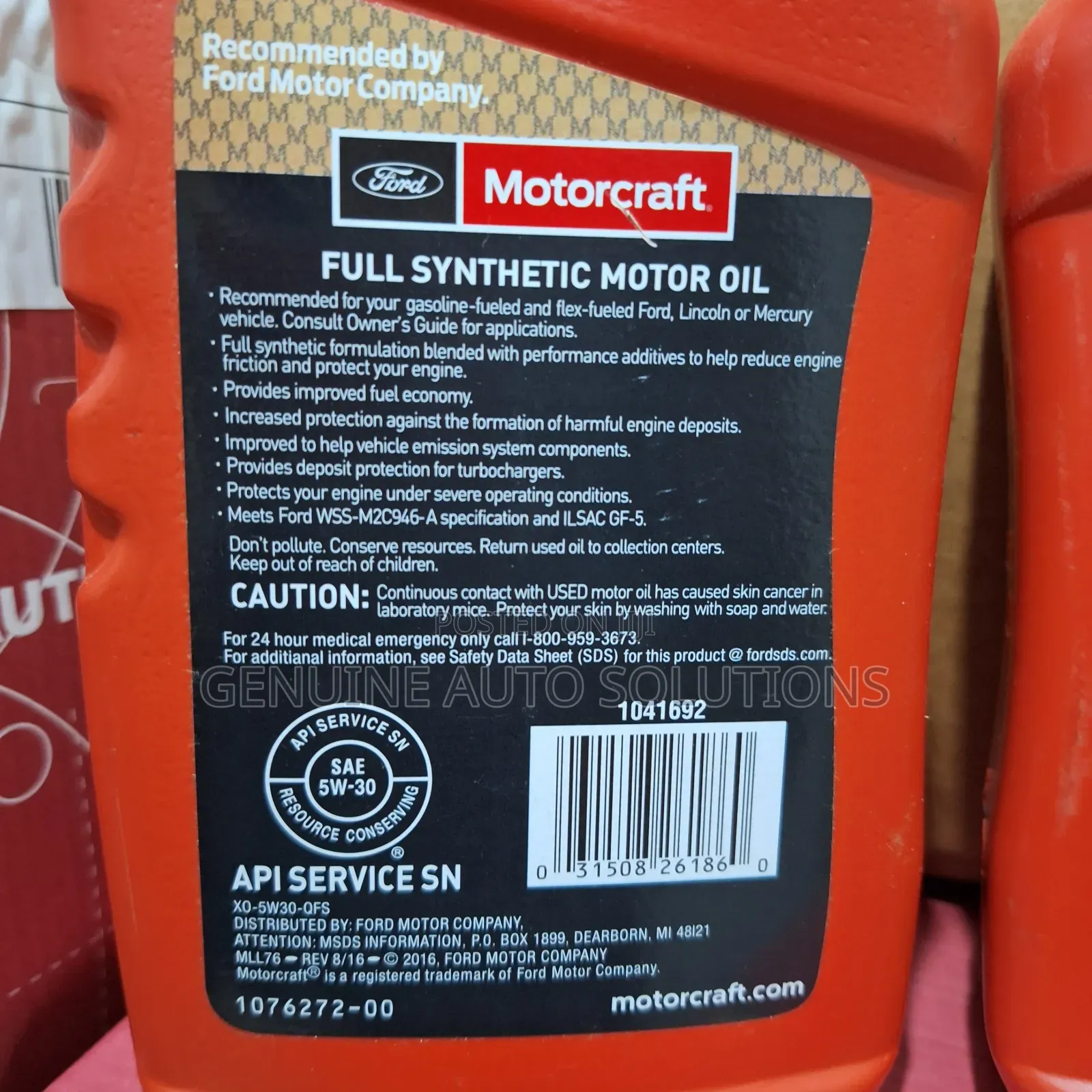 Ford 5w-30 Engine Oil