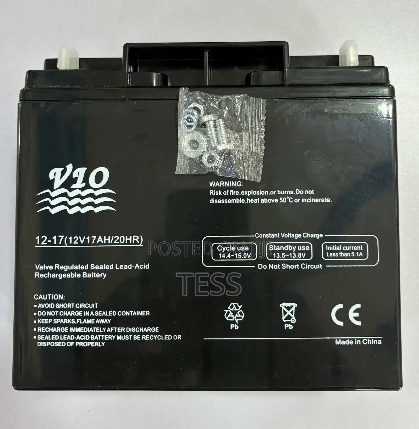 Vio Ups Battery 12v 17ah Sealed Lead-acid Rechargeable