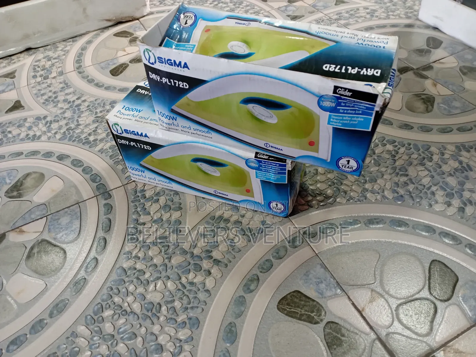 Reliable 1000w Sigam Iron 1000w Dry Iron