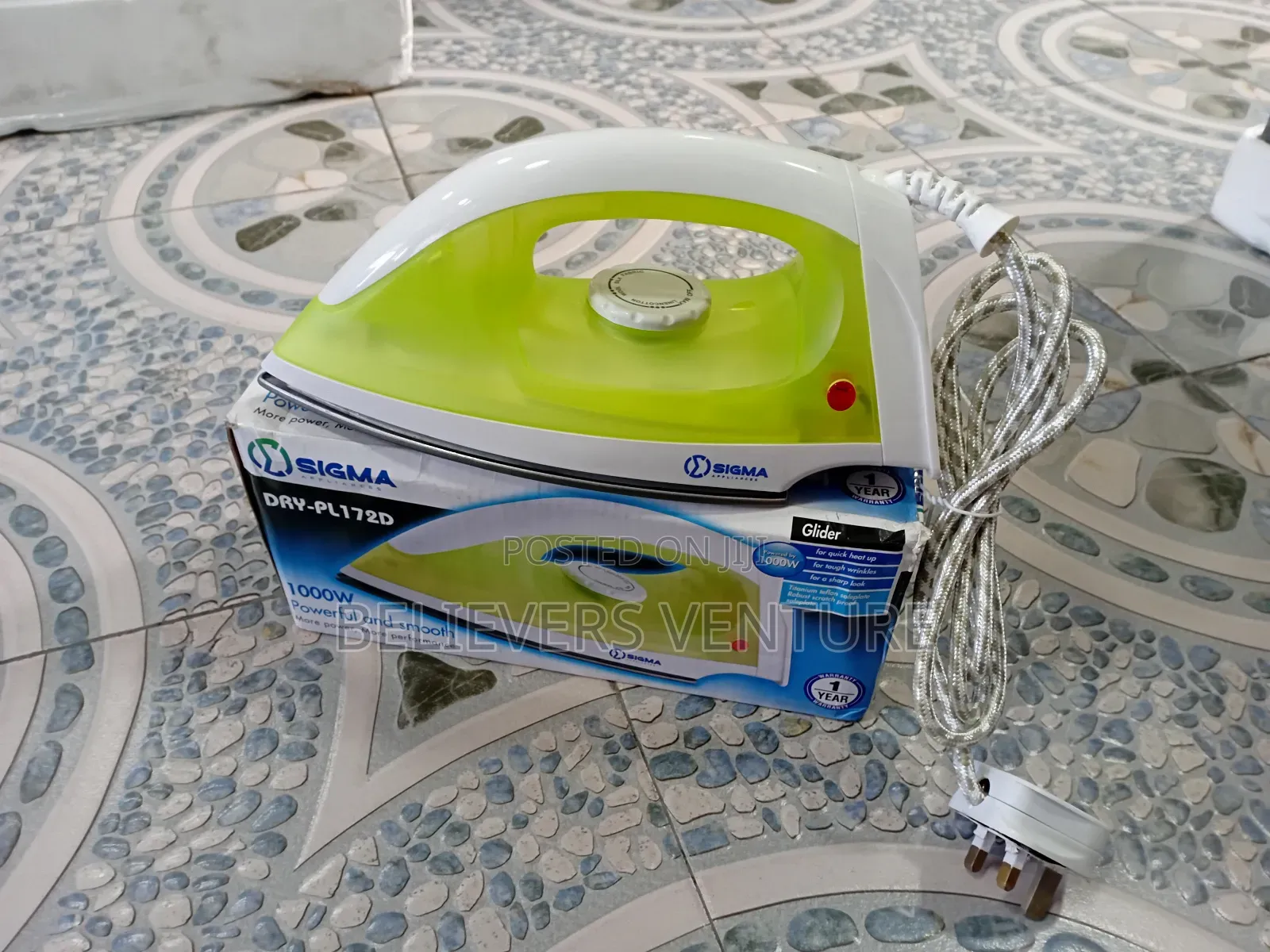 Sigma Assured Dry Iron 1000w Sigma Dry Iron