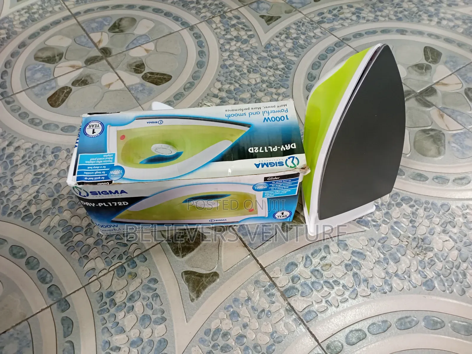 Energetic Dry Iron Sigma 1000w Sigma Iron