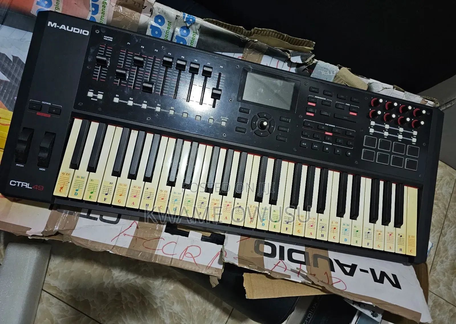 M Audio CTRL 49 Midi Keyboard Smart Control