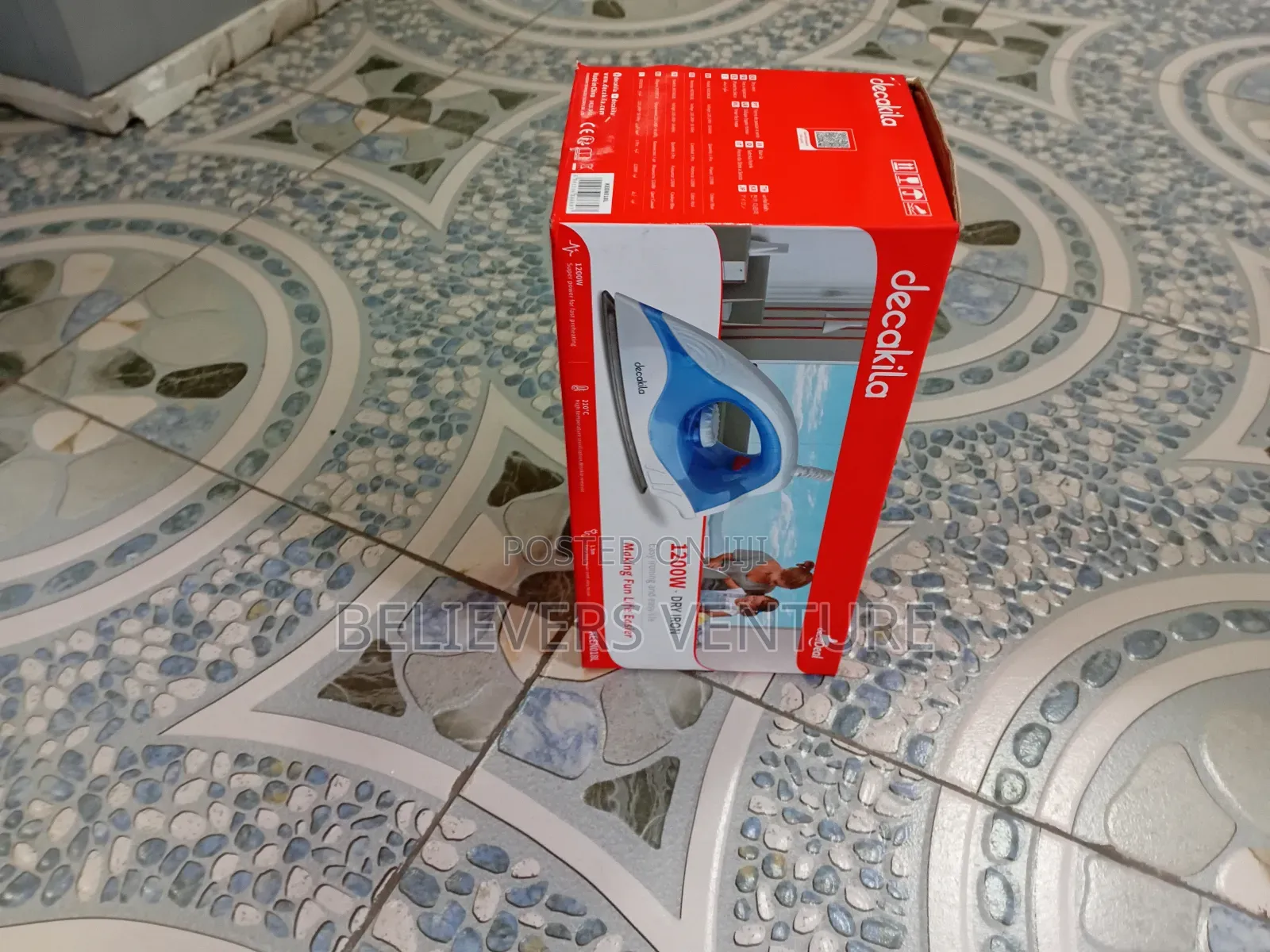 Super Power 1200w Decakila Dry Iron Decakila