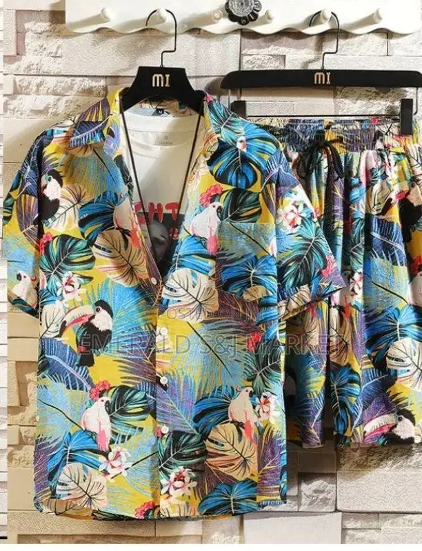 Men’S Classic Shirt With Shorts– Stylish, Comfortable.