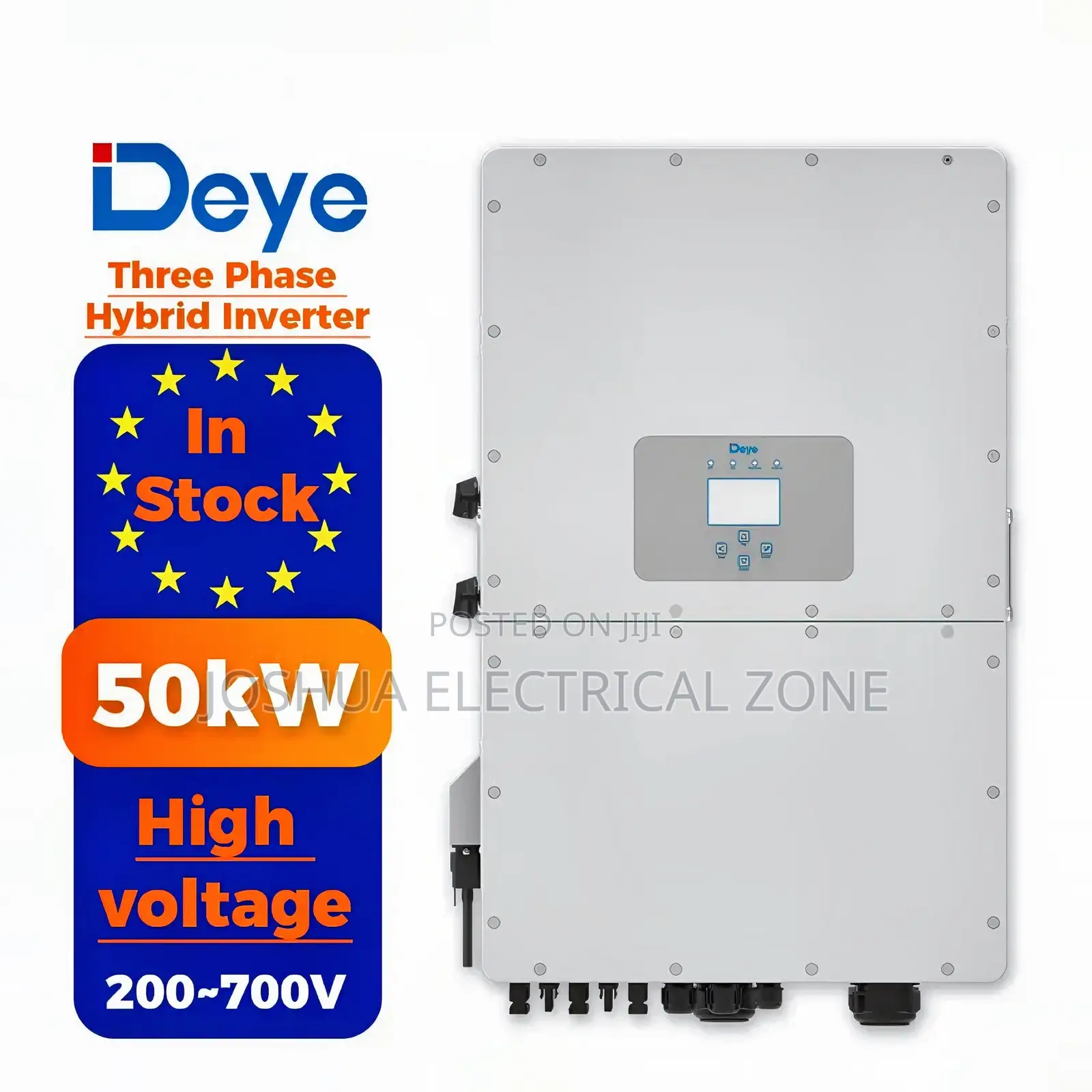 Deye 50kw Hybrid Inverter (3 Phase) – Sun--sg01hp3-eu Bm4