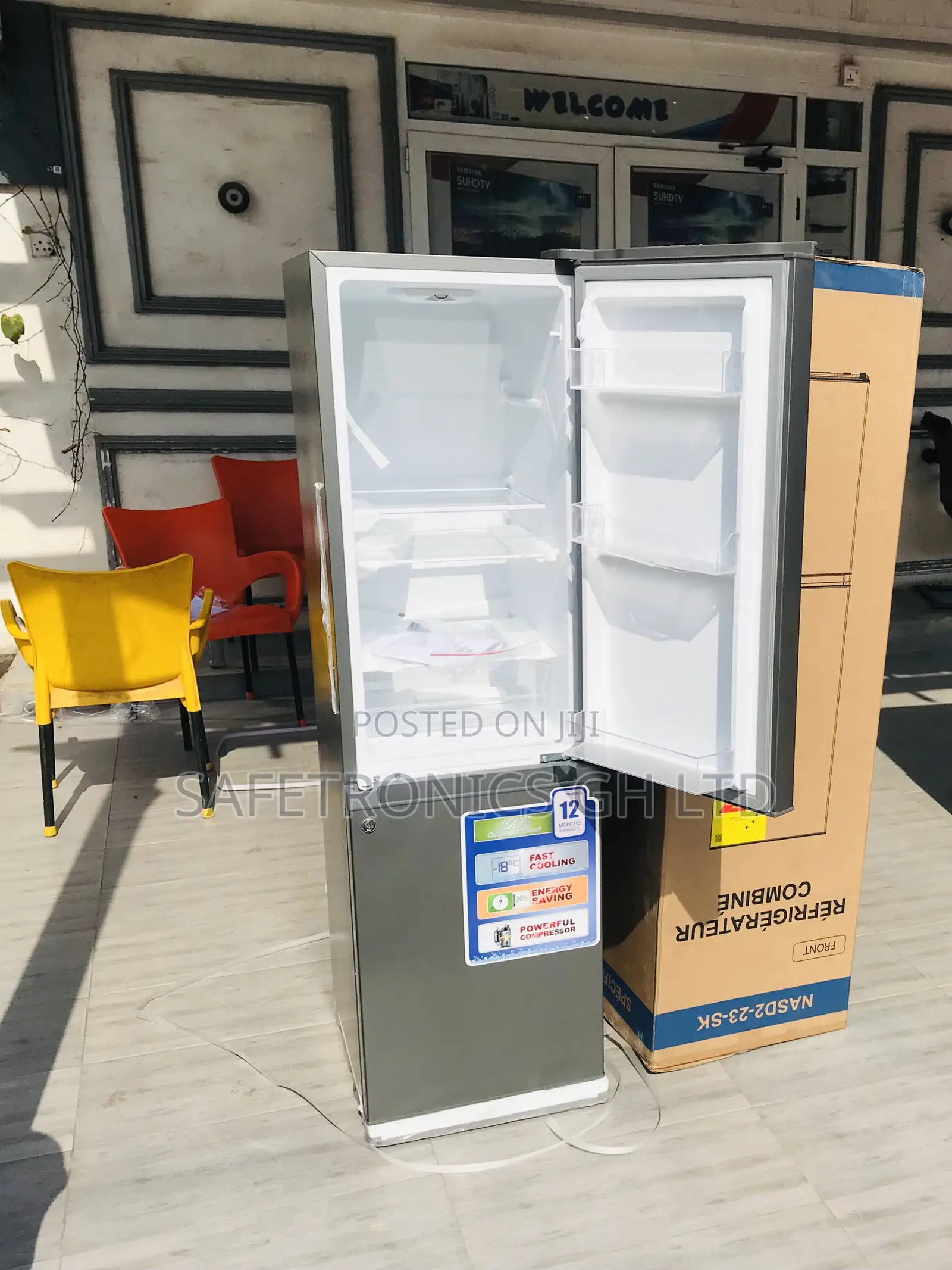 Lastest Nasco Doubledoor Bottom Freezer Grey Nasd2-23fl