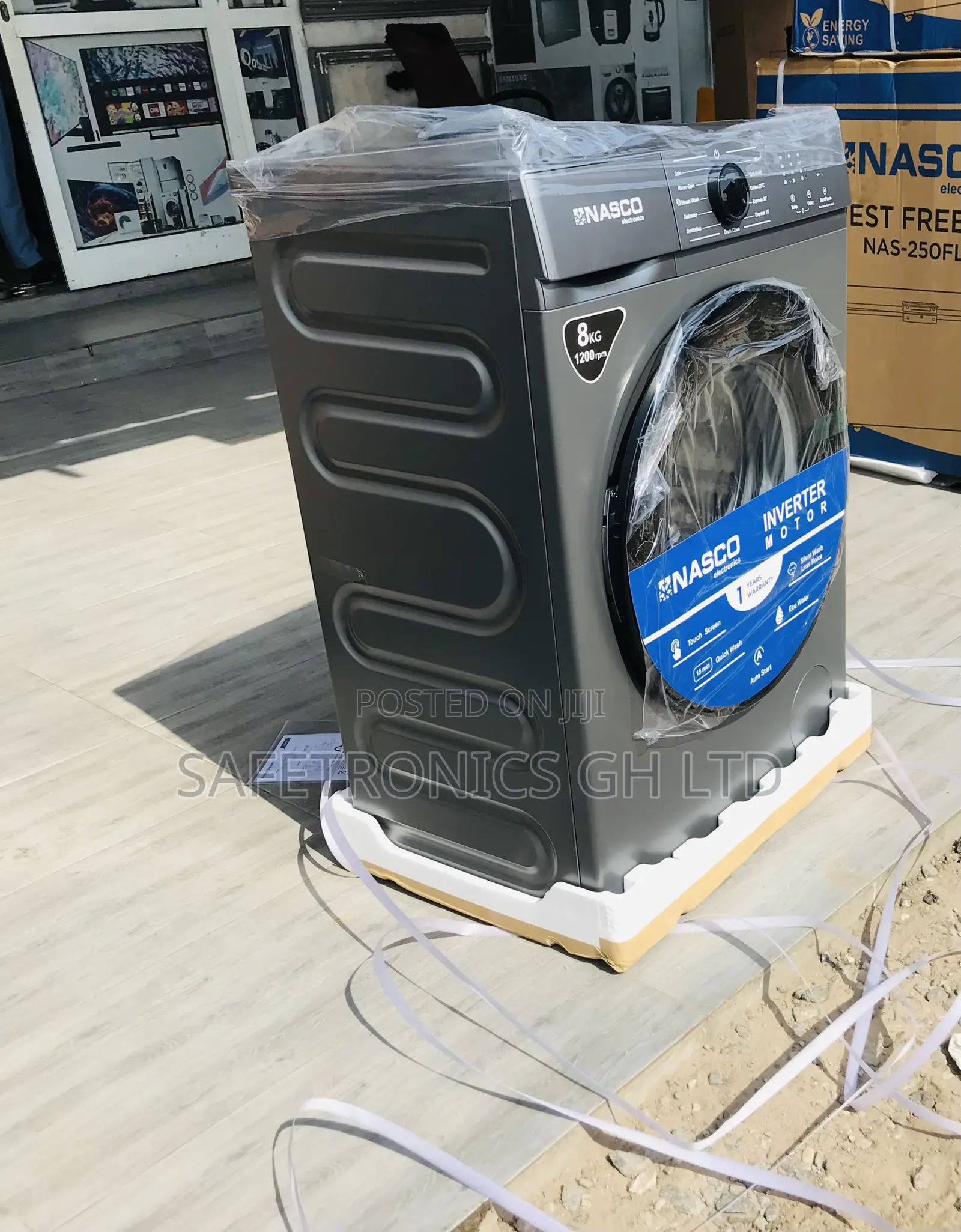 Essential Nasco Steam Care 8kg Front Load Fullauto Inverter