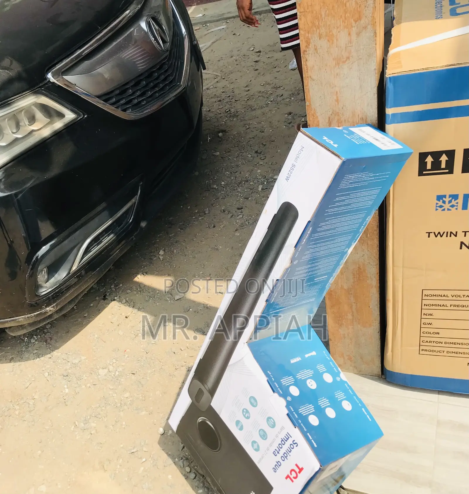 Black TCL S522 W Wireless Bluetooth Audio Sound Bar