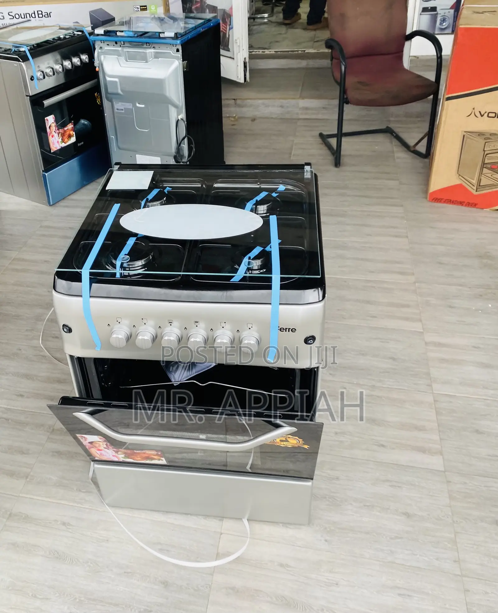 Purchase Premium 60x60 4 Gas Burner With Oven Grill.