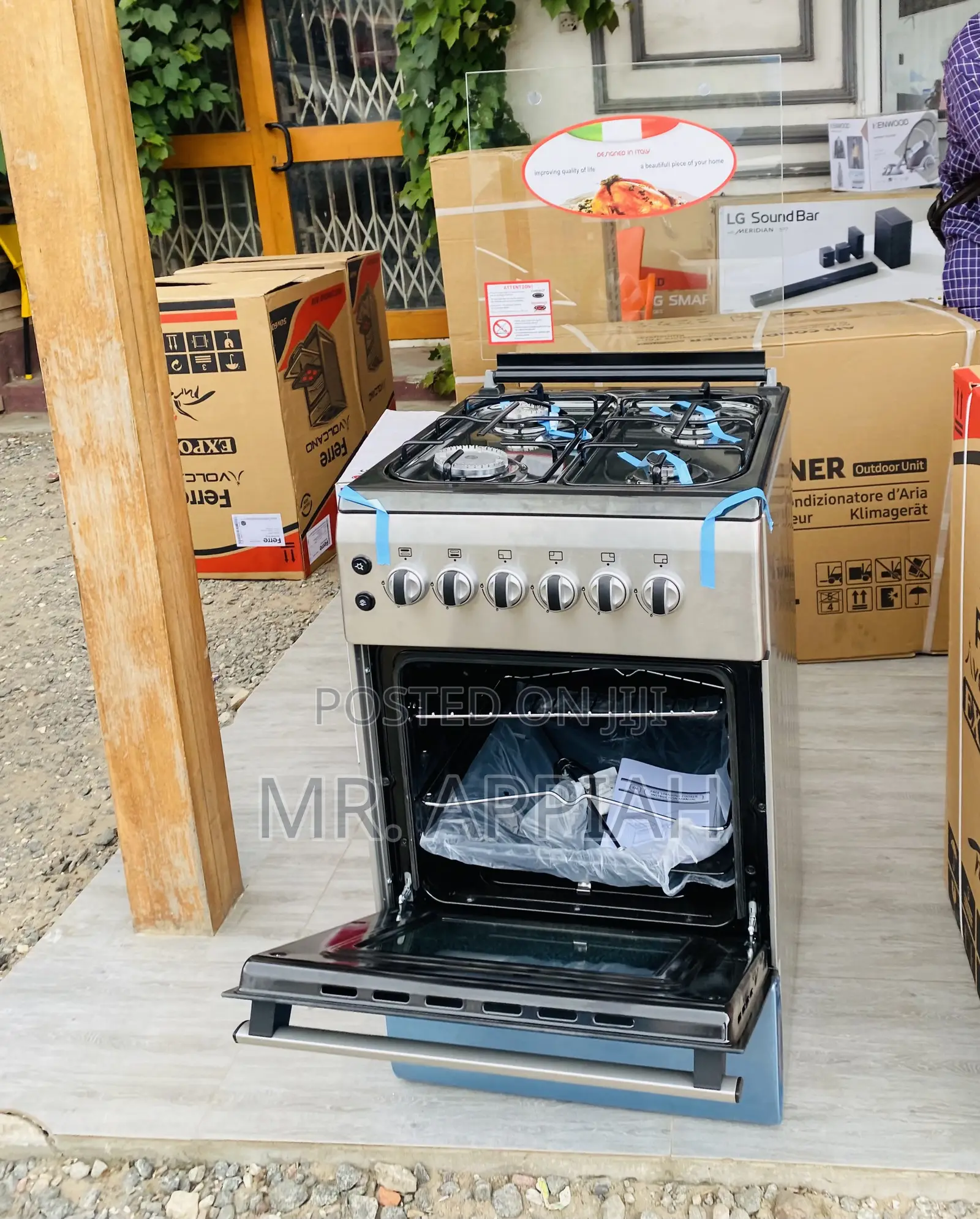 Premium Design Ferre 60x60 4gas Burner With Oven(New Aline)