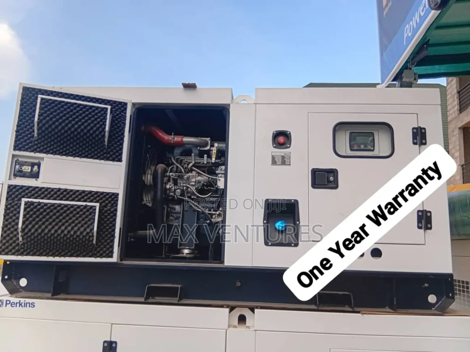 Power Monitoring 70kva Diesel Silent Perkins Plant