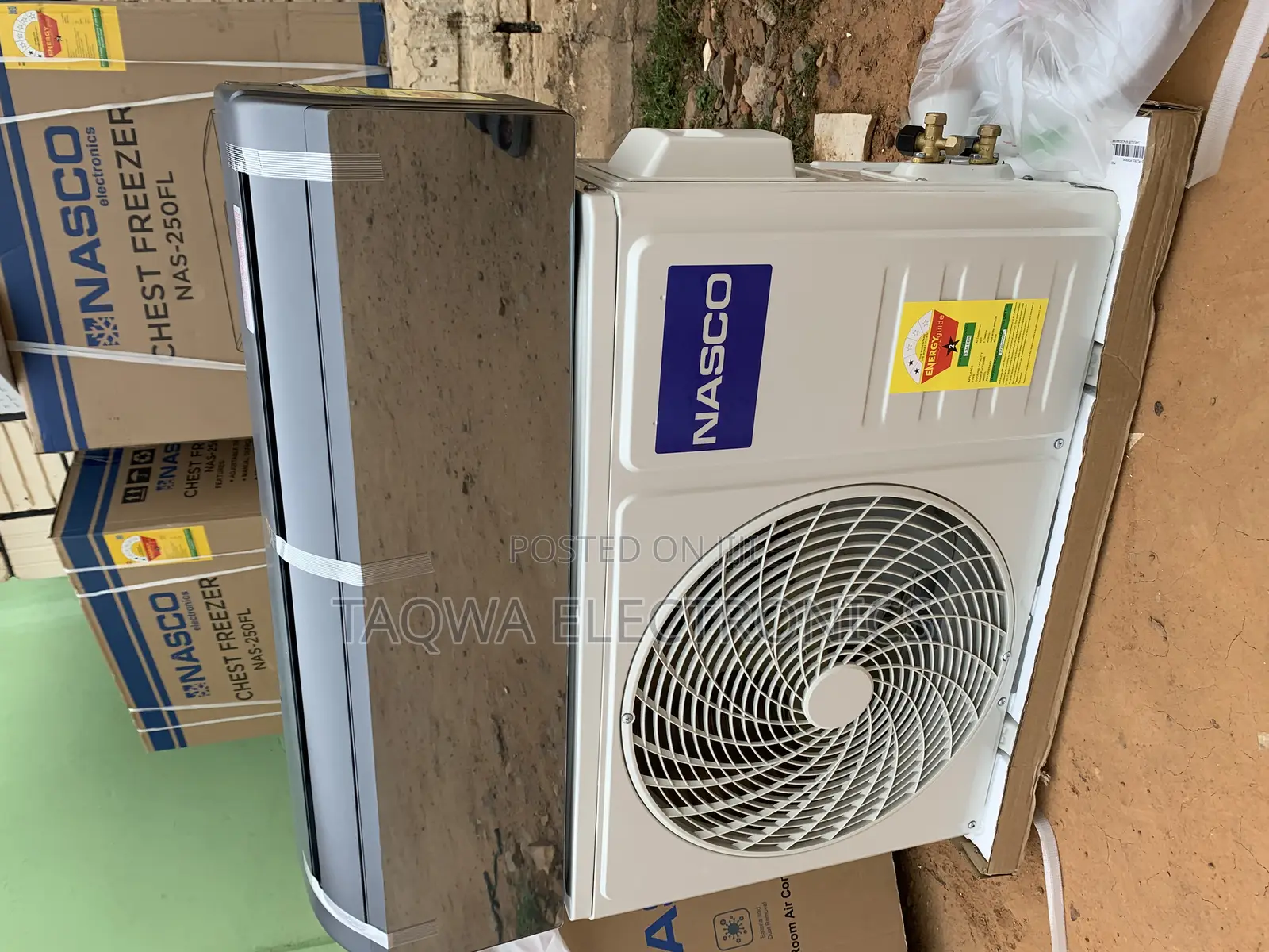 Charming Black Nasco 1.5hp Air Conditioner