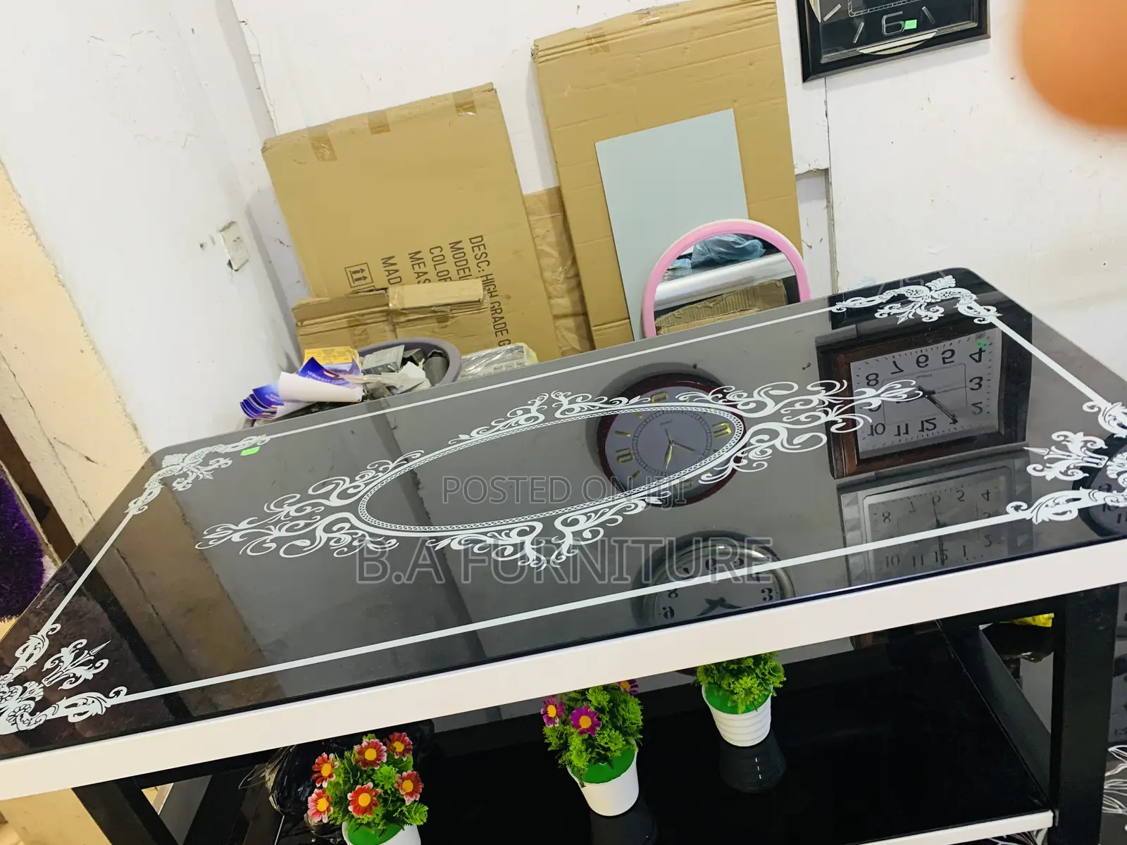 Glass Center Table Small Size
