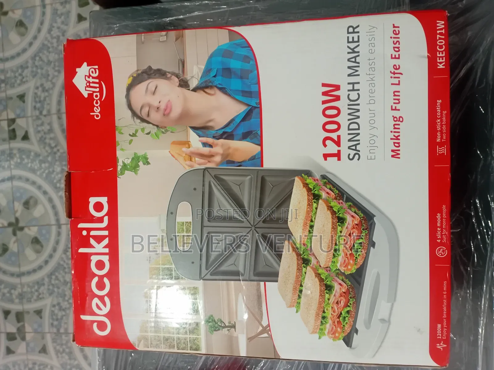 Easy Life Decakila Sandwich Maker Decakila