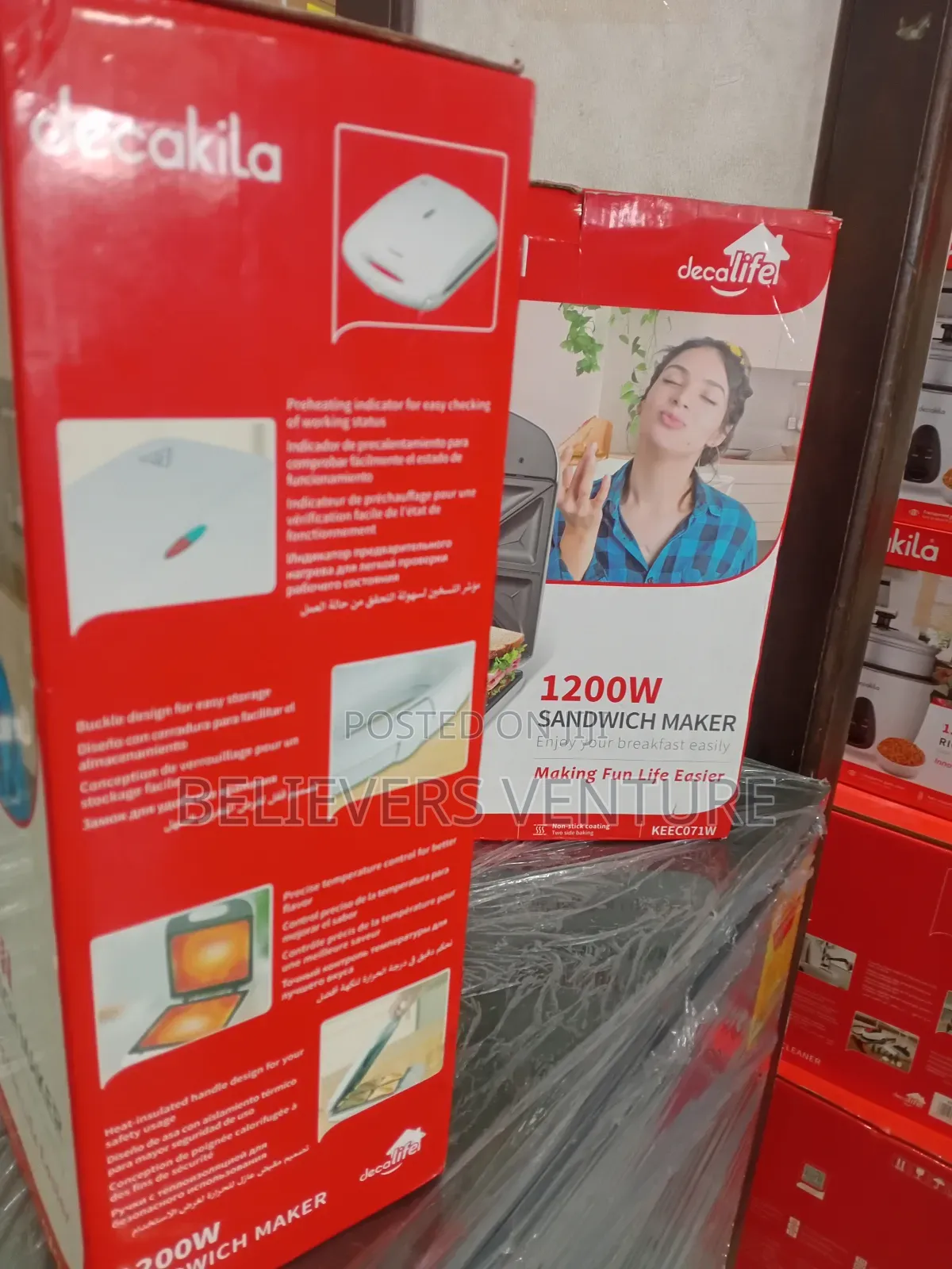 Energy Saving Decakila Sandwich Maker Decakila Sandwich
