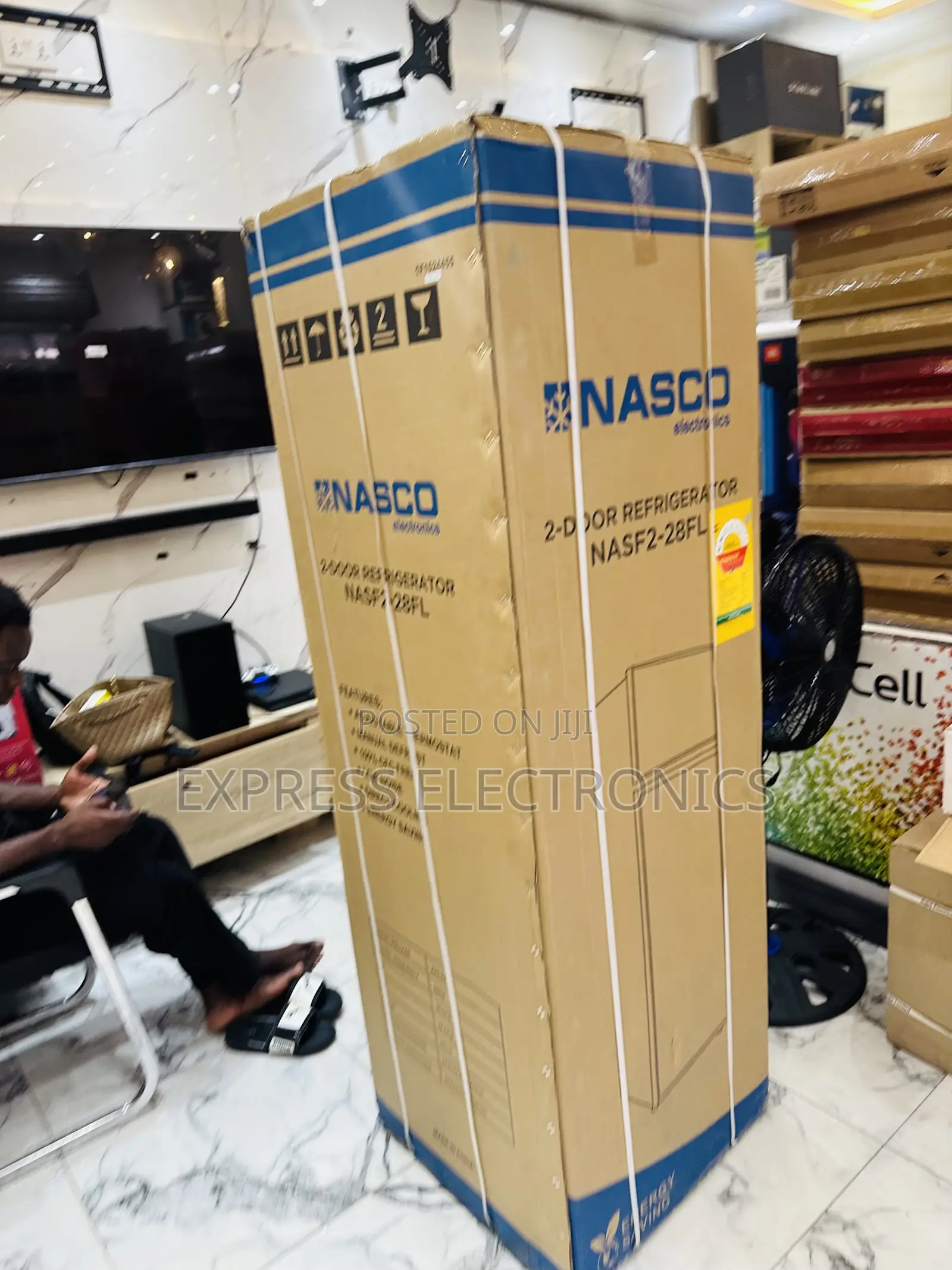 —-Nasf2-28fl Double Door Top Freezer Nasco Fridge