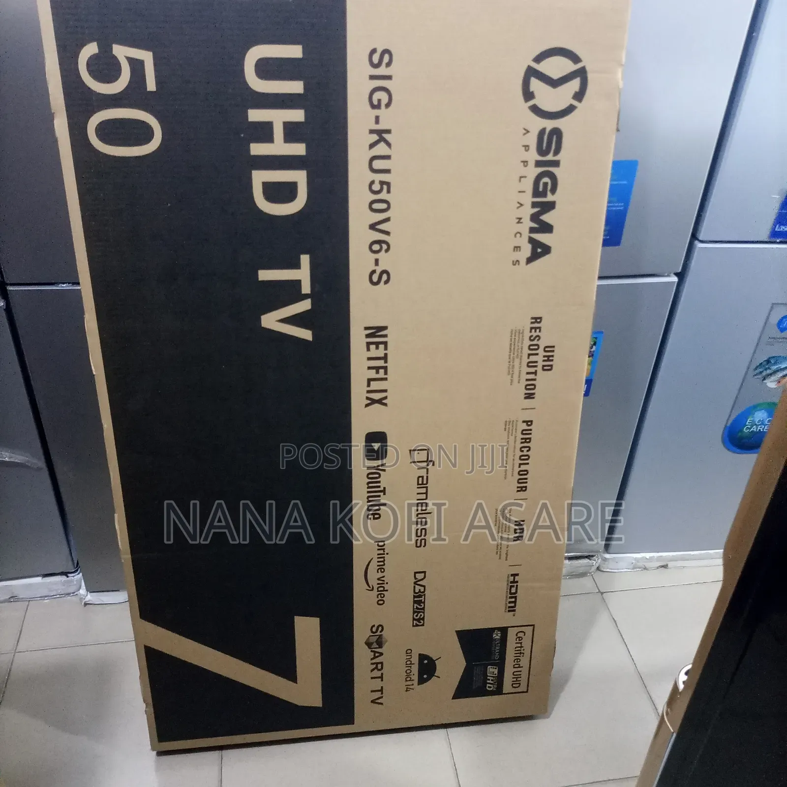 Sigma 50inch Smart Tv Frameless