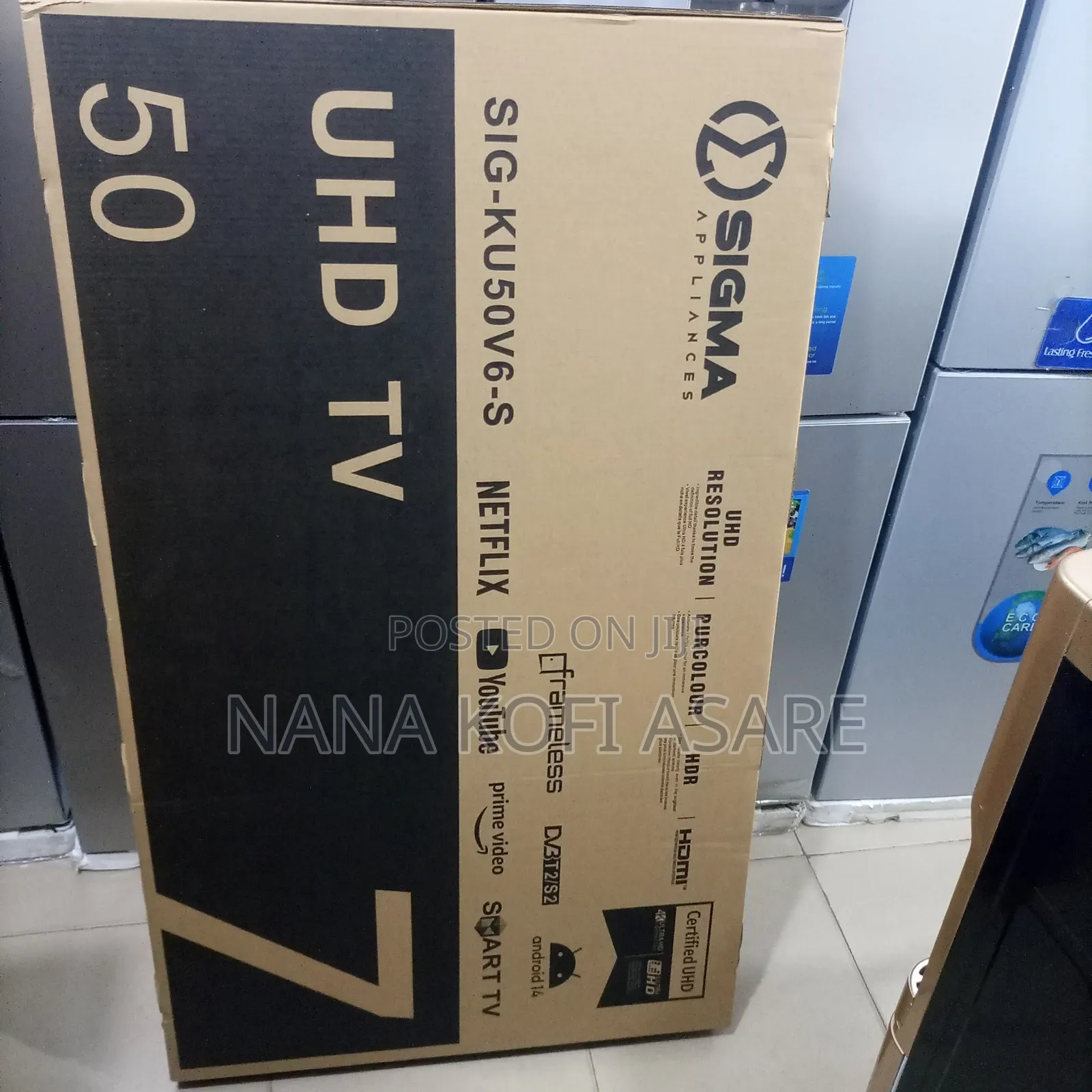 Sigma 50inch Smart Tv Frameless