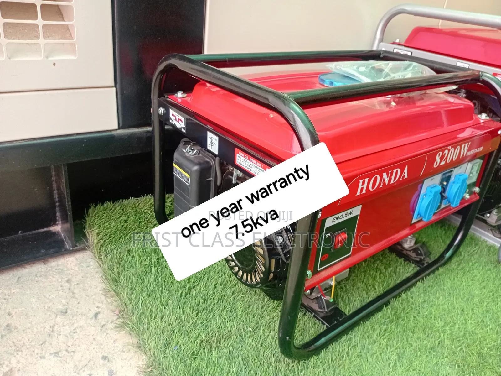 High Capacity Flow 7.5kva Petrol Genset