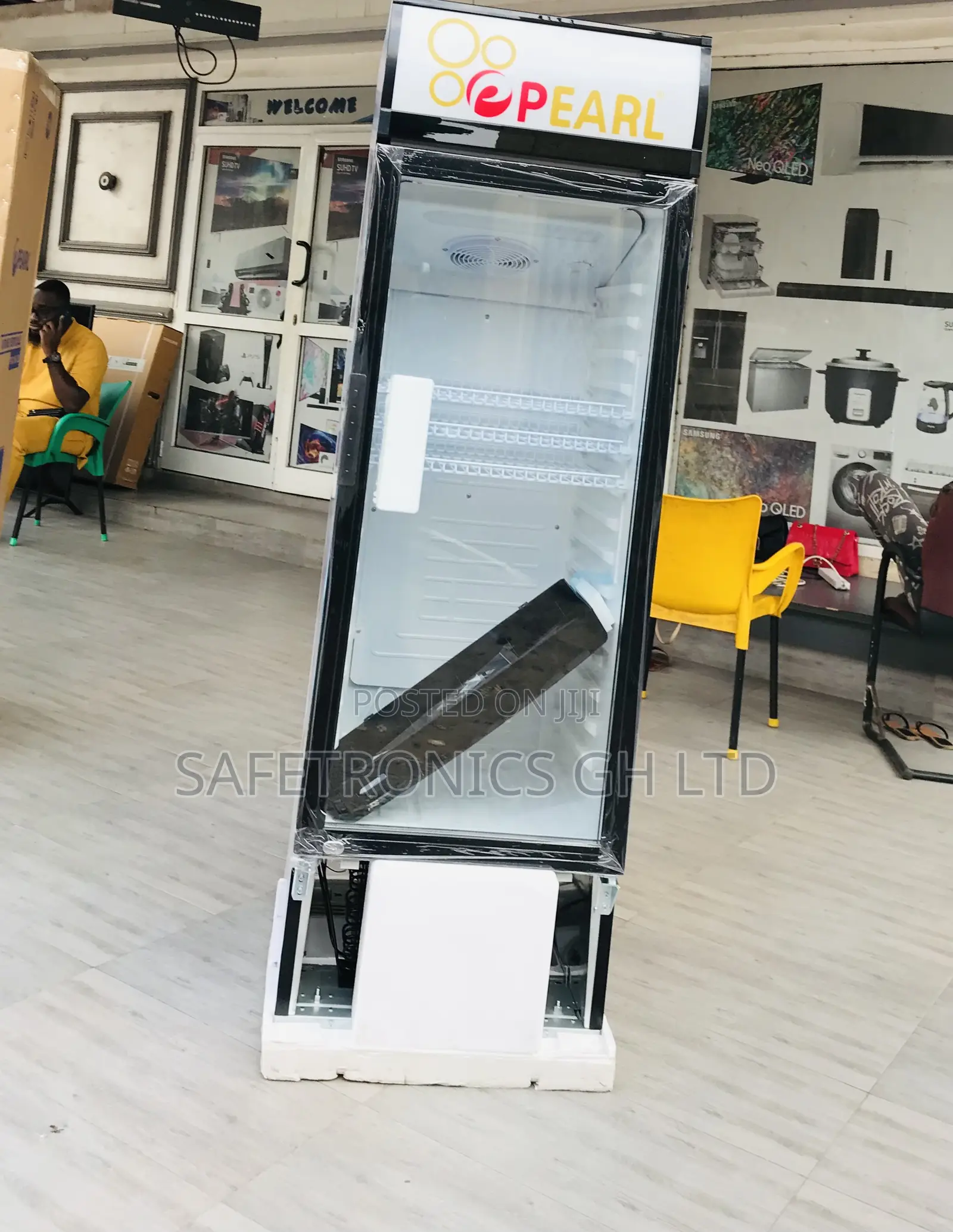 Grab Quality Glass Singledoor 235 Liters PVC-316 Pearl
