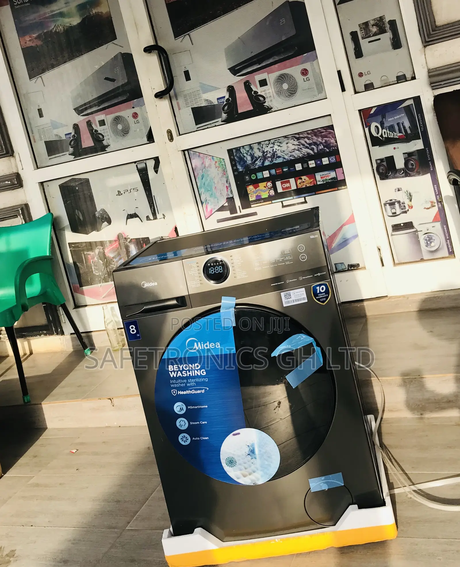 Classic Yet Quality Front Load Smart Inverter 8kg Midea