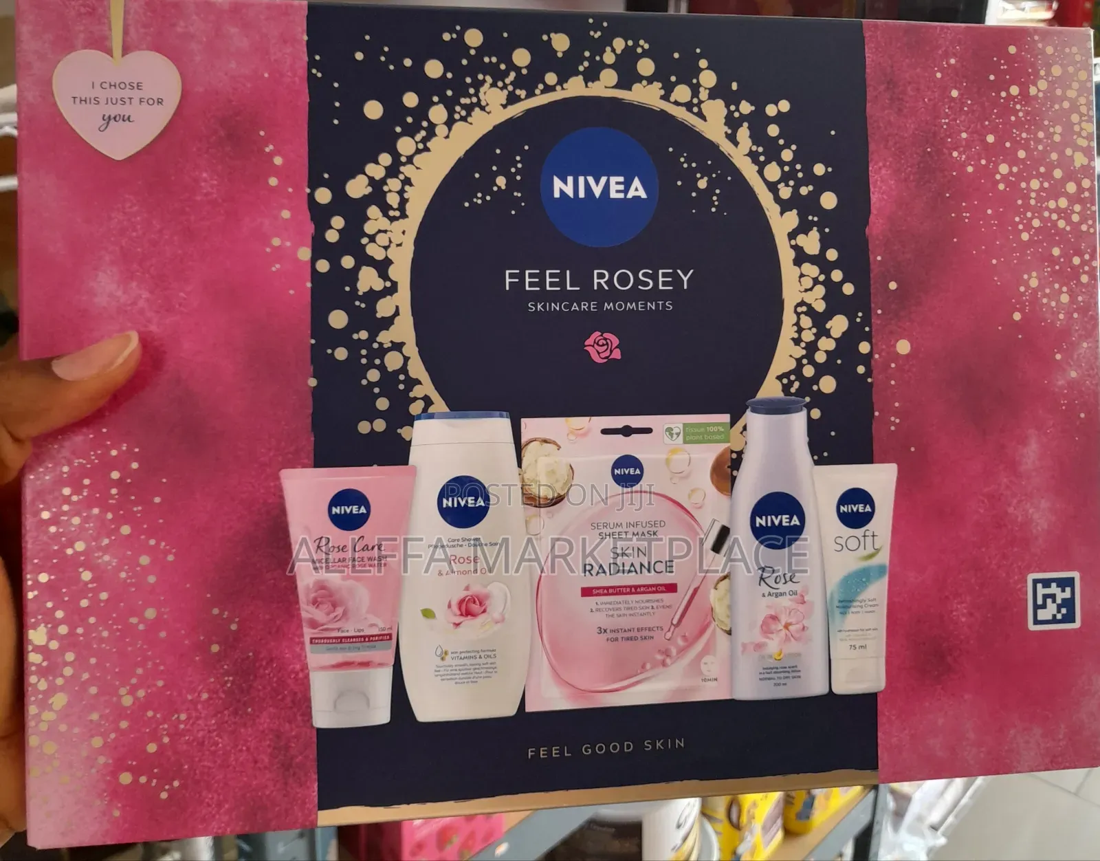 Nivea Feel Rosey Skincare Gift Set