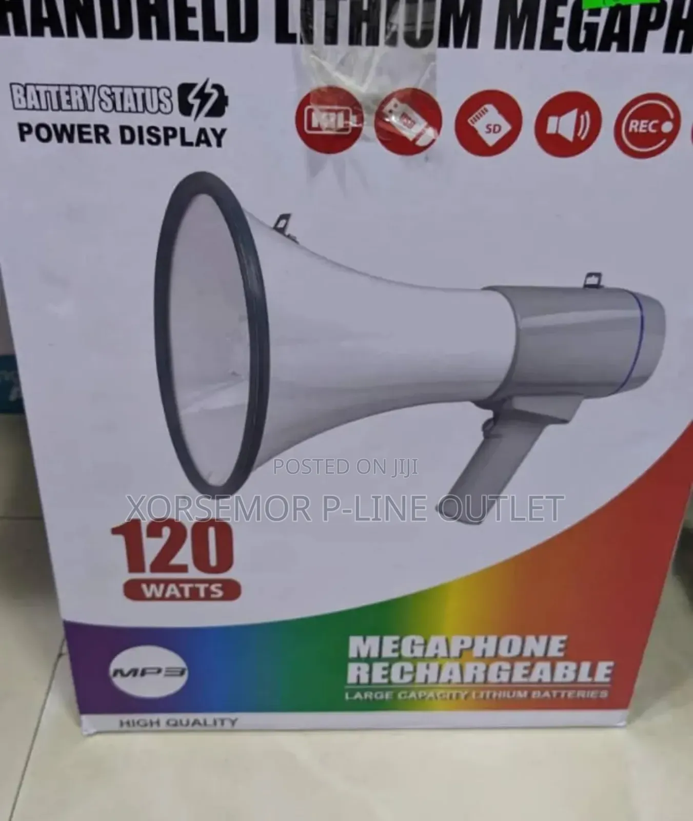 120w Rechargeable Megaphone