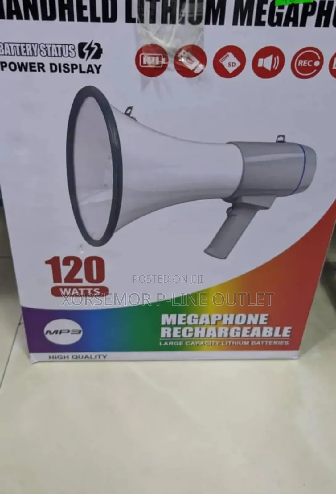 120w Rechargeable Megaphone