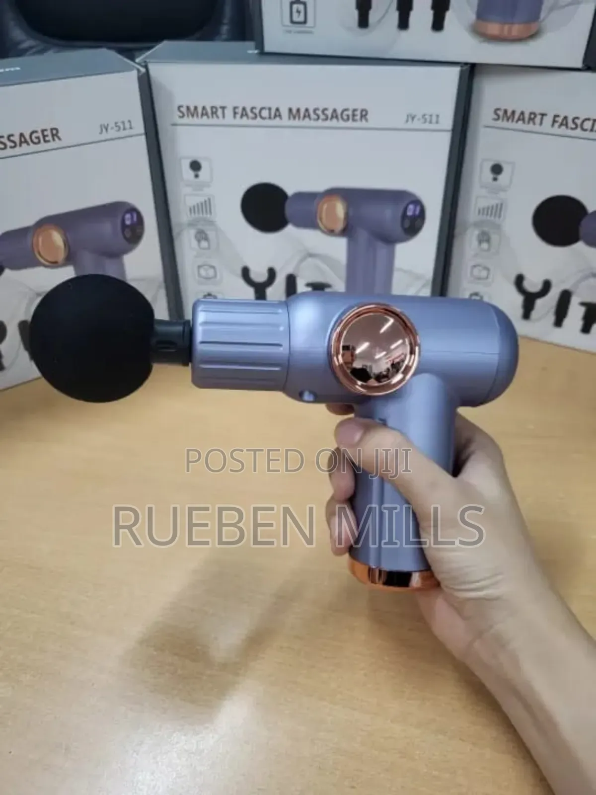Wireless Digital Four Head Gun Massager