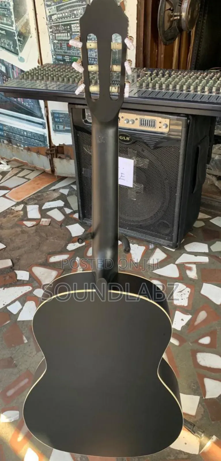 Black Maria Brand Classical Guitar With Six Nylon Strings