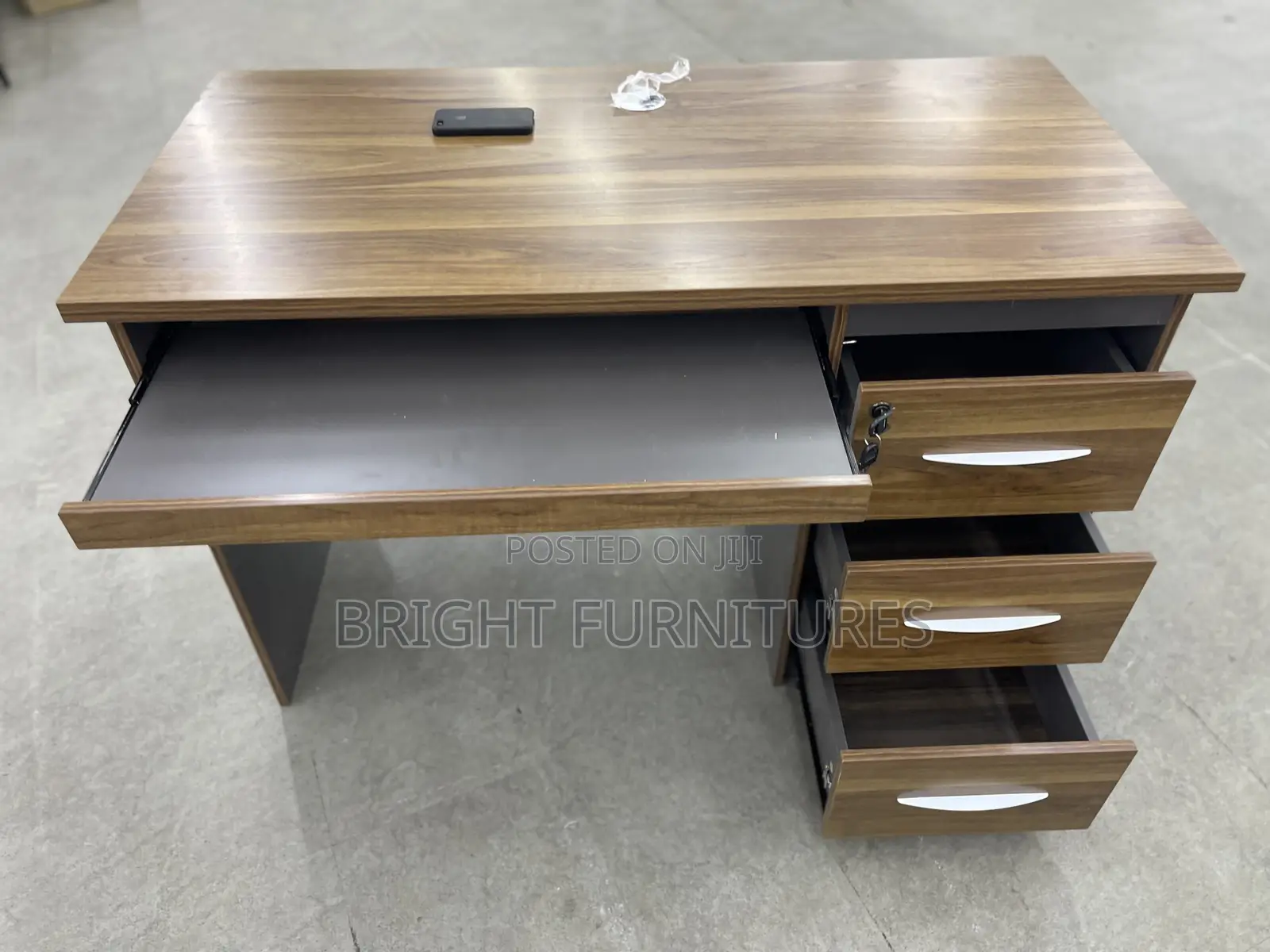 Office Study Desk Ergonomic Office Desk Wood With Drawers