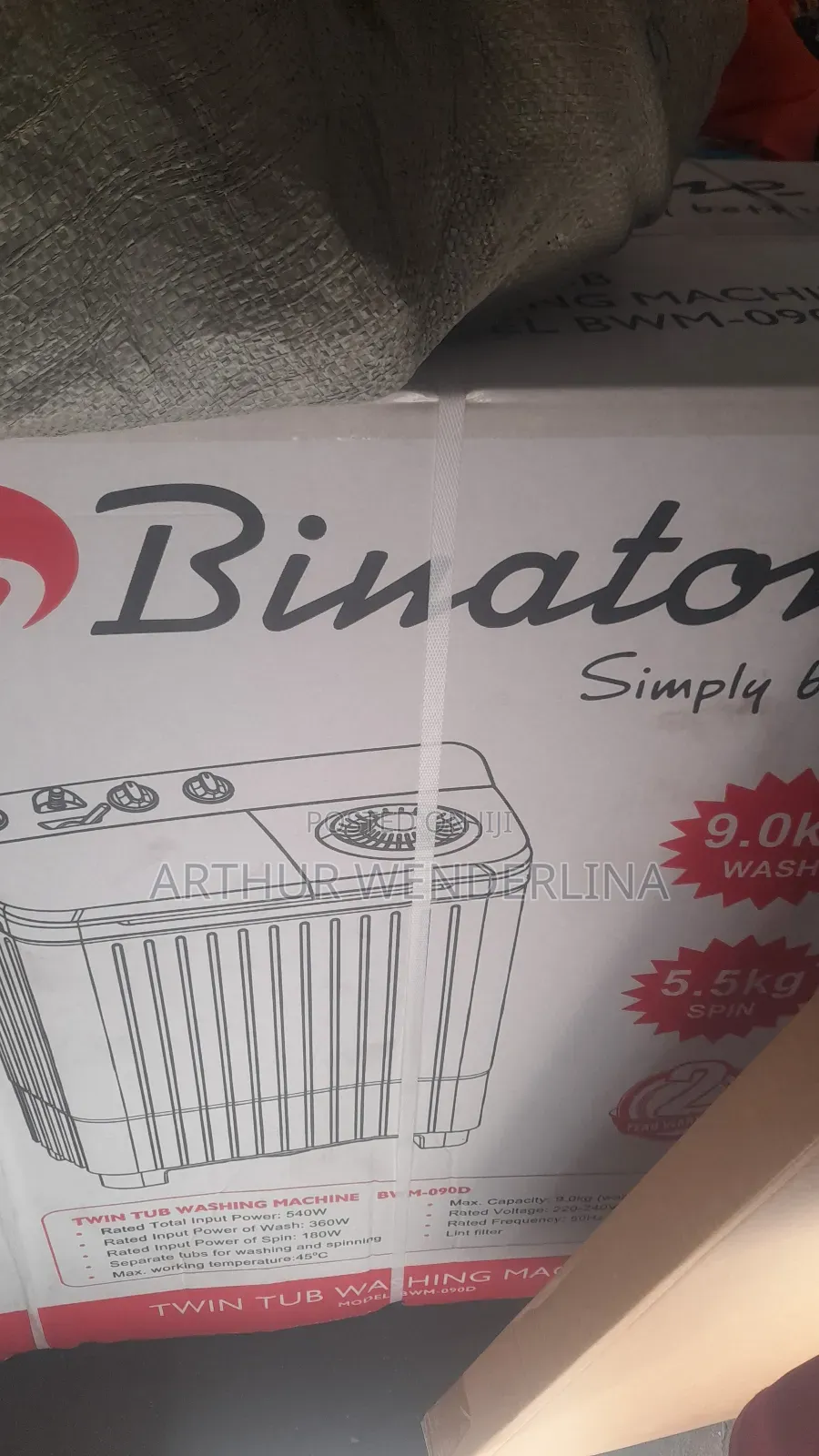 Binatone Washing Machine
