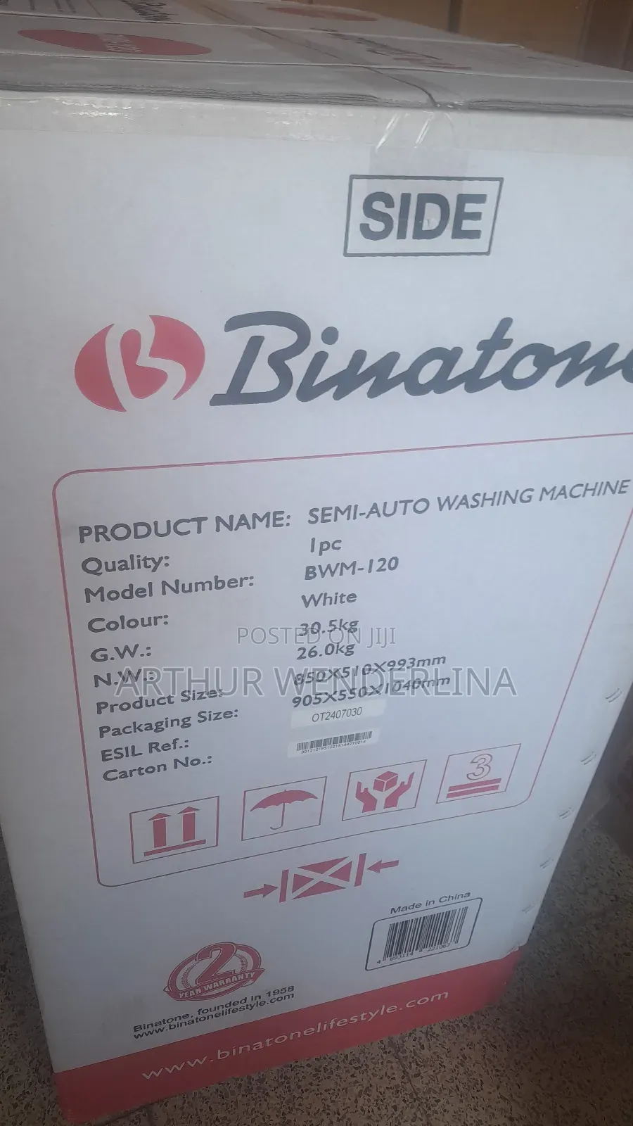 Binatone Washing Machine