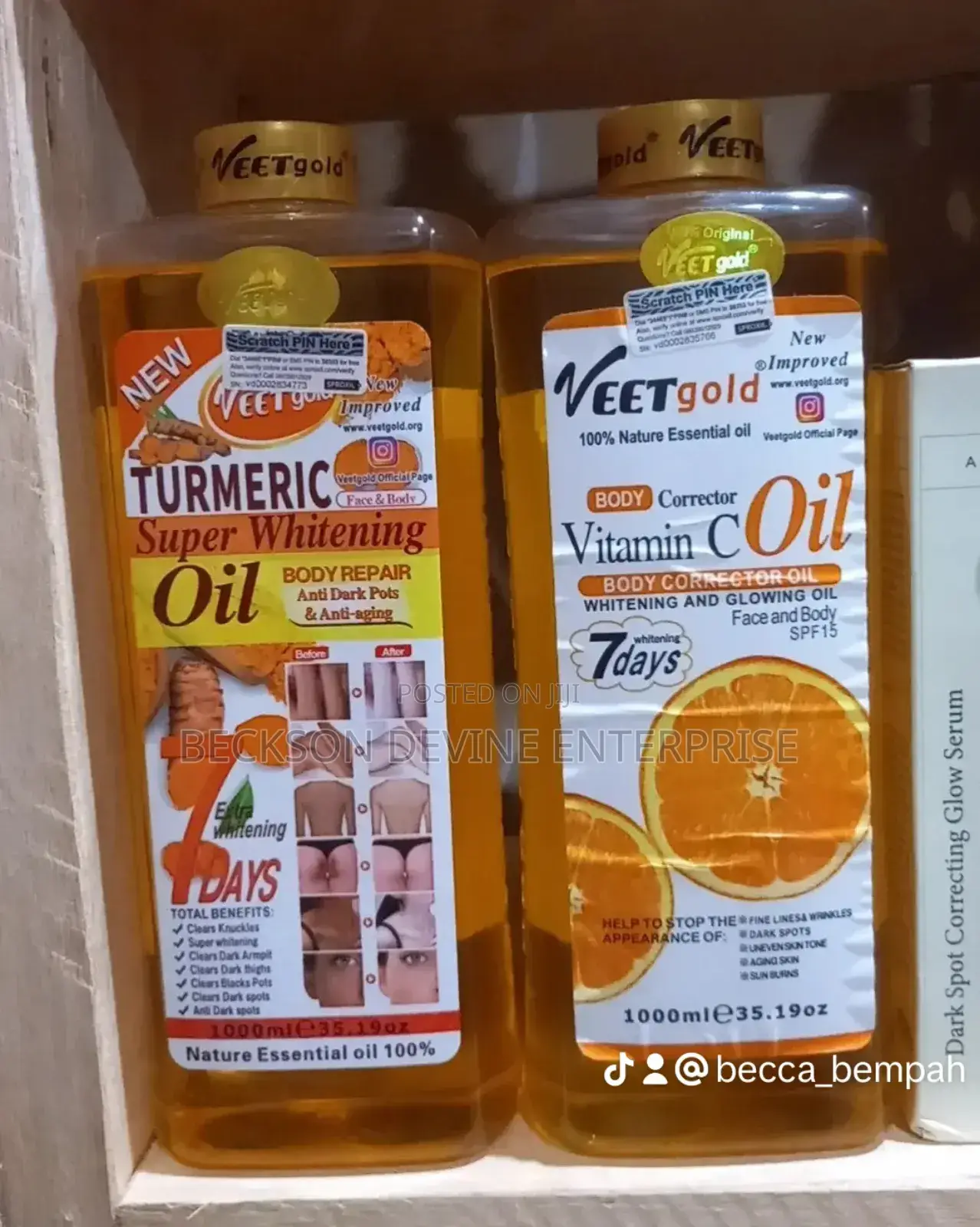 Veet Gold Vitamin C Oil