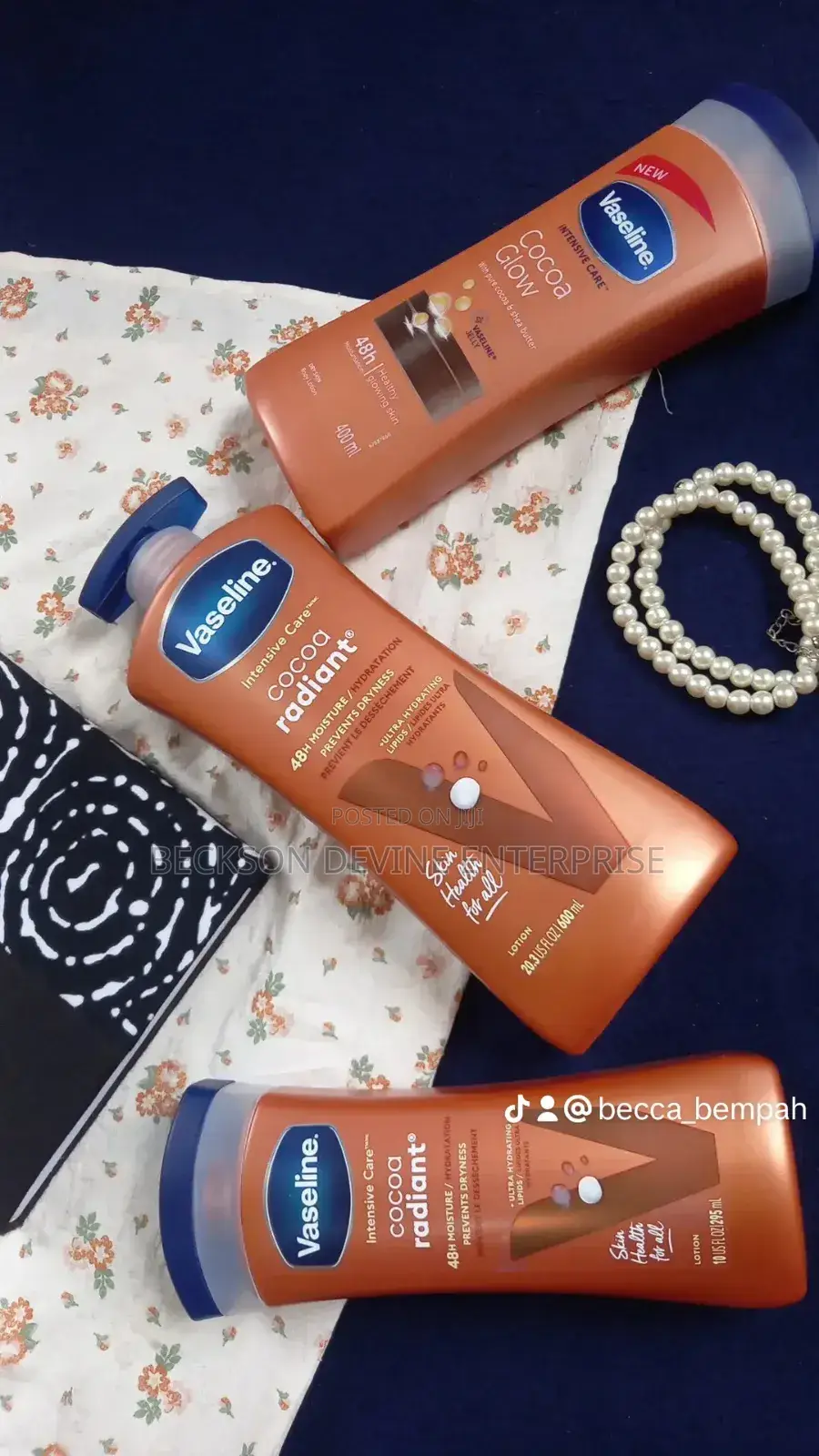 Vaseline Cocoa Radiant Lotion 600ml (Big Size)