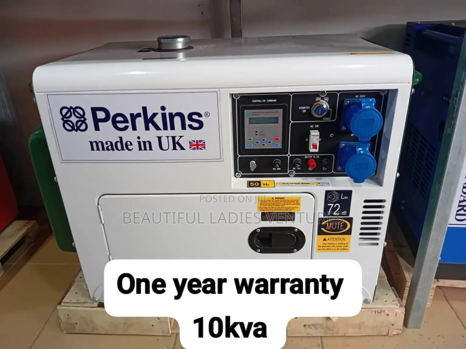 Perkins 10kva Digital Board Key Start Diesel Generator