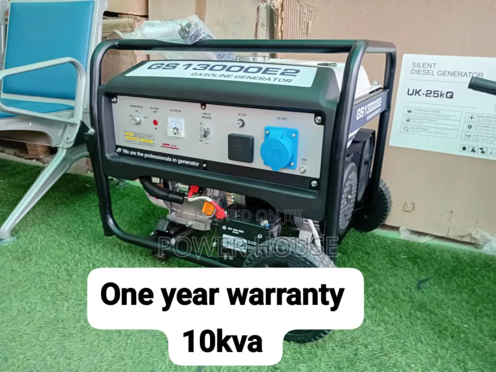 Full Potential 10kva Uk-D Petrol Genset Key Start Uk Model