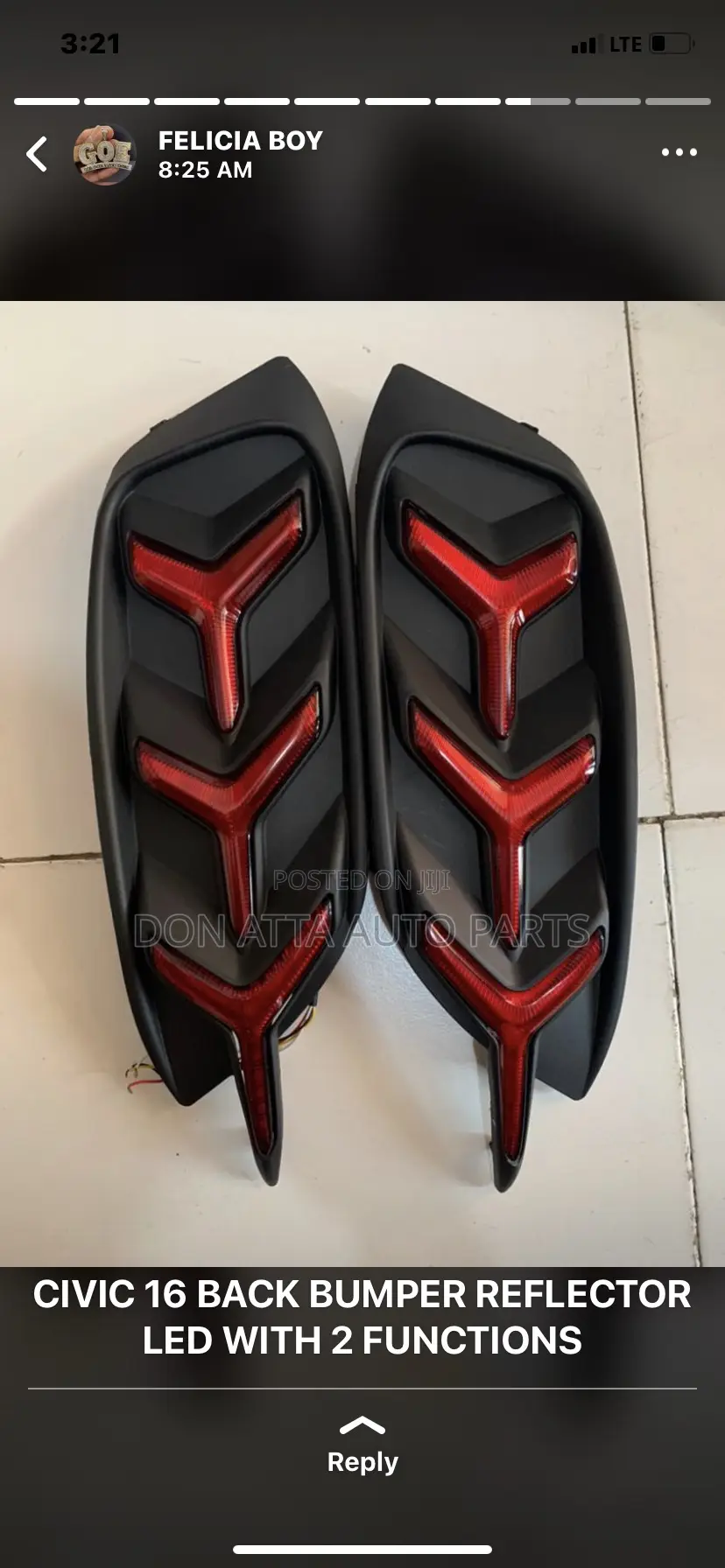 Honda Civic 2016-19 Fog Light Cover Led