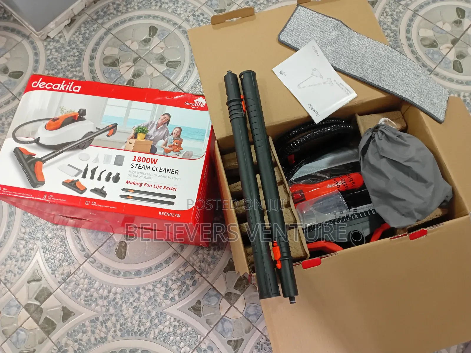 Massive Performing Steam Cleaner Decakila Decakila 1800w