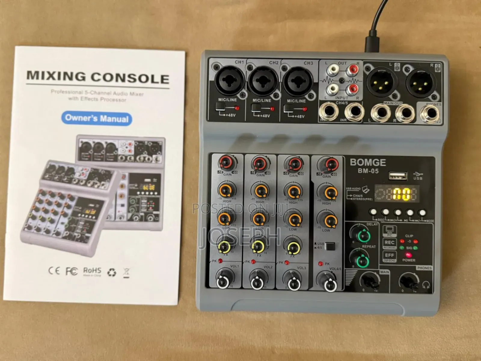 Audio Mixer 5 Channels