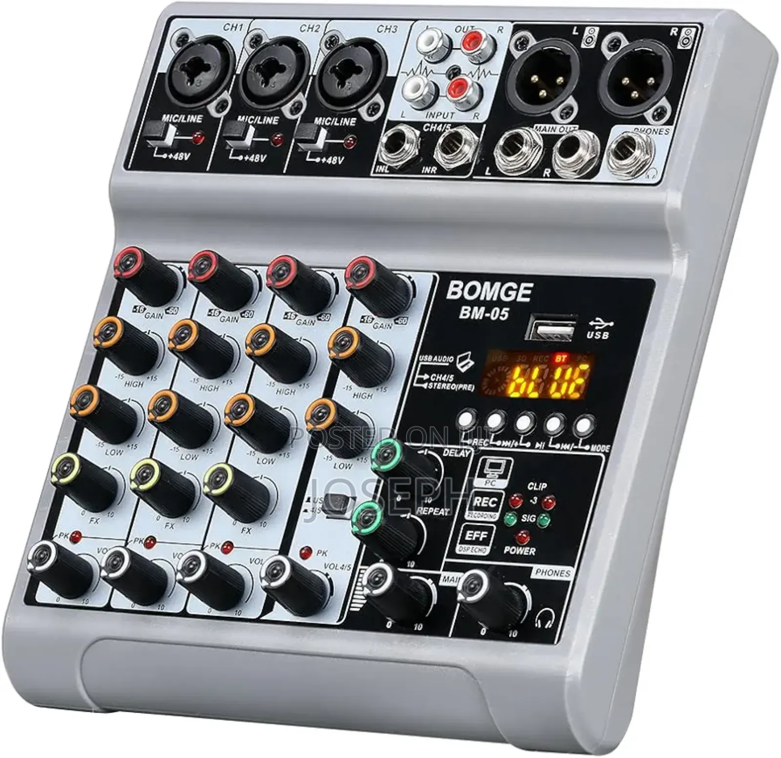 Audio Mixer 5 Channels