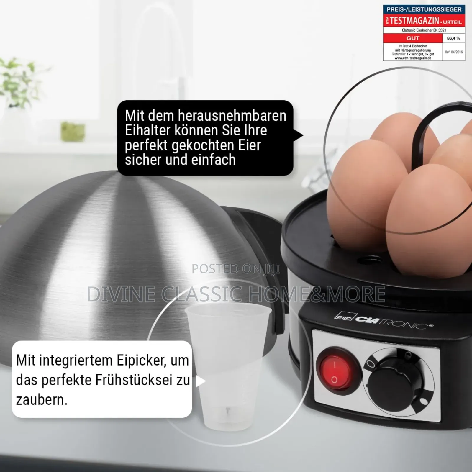 Cclatronic 7pcs Egg Boiler
