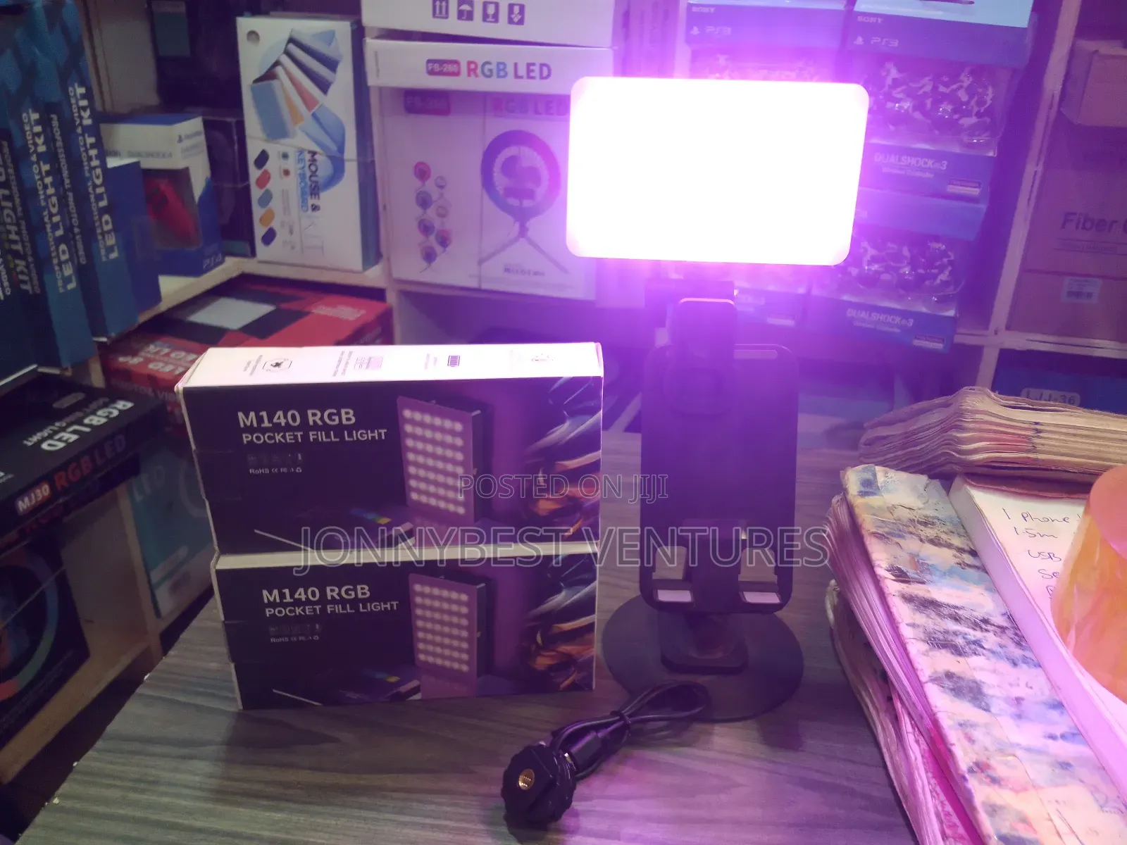 Professional M140 RGB Selfie Light Camera Light