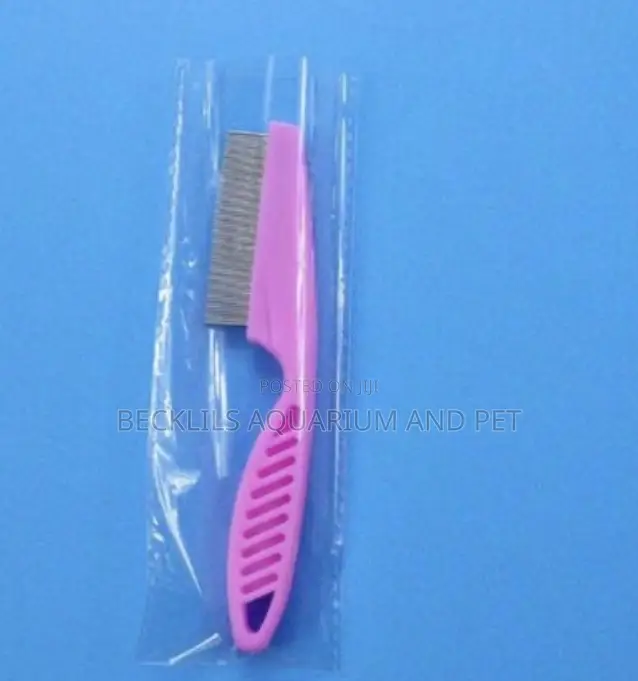 Metallic Dog Brush for Lice