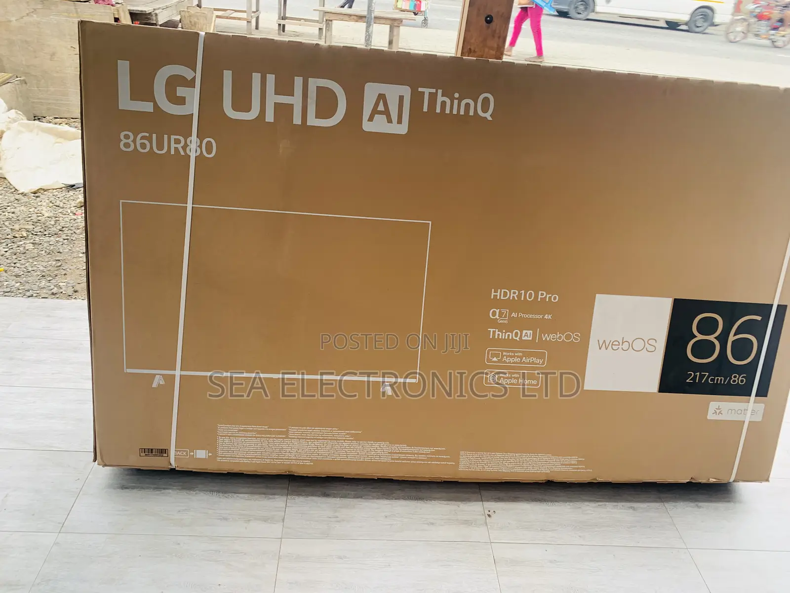 Ur80 Lg 86” Inch HDR Thinq Ai Smart Tv