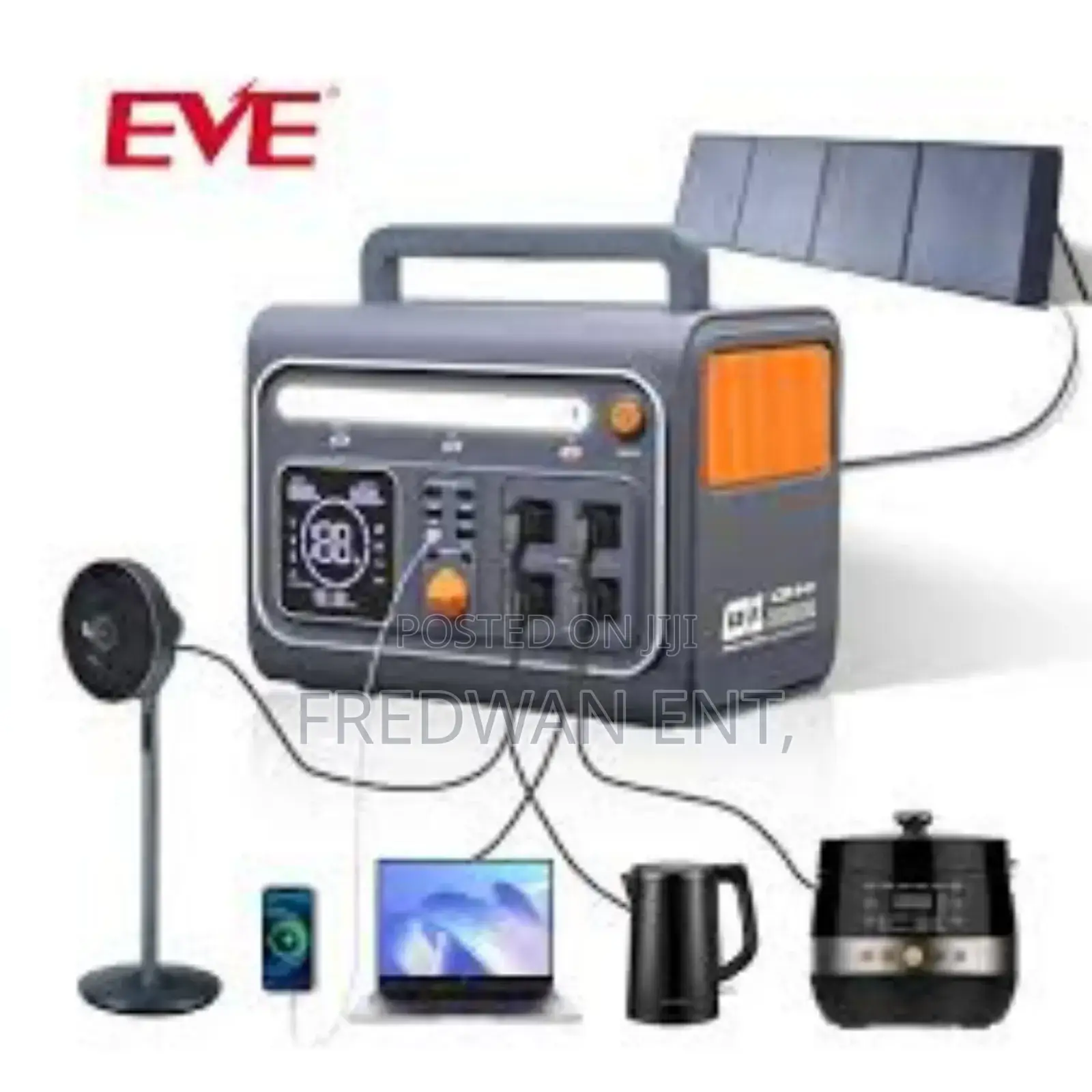 Heavy 500w Portable Power Station With Solar Panel