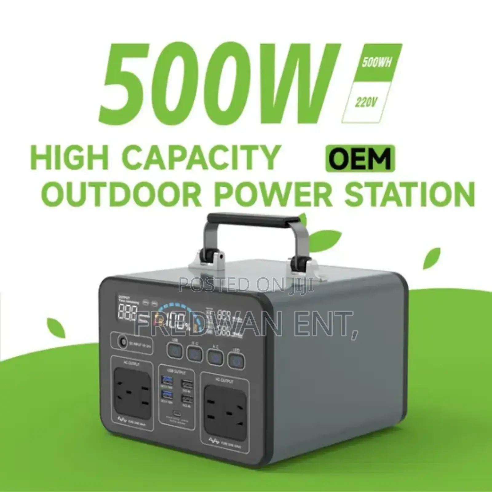 Heavy 500w Portable Power Station With Solar Panel