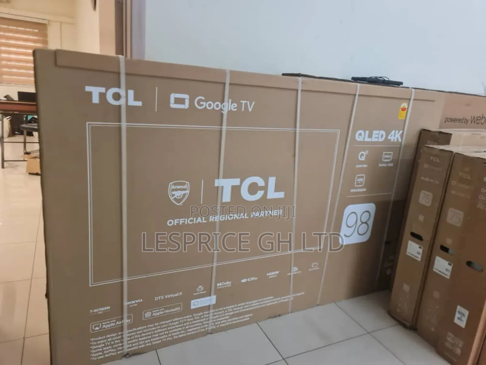 TCL 98" Smart Android Tv: Epic Entertainment!