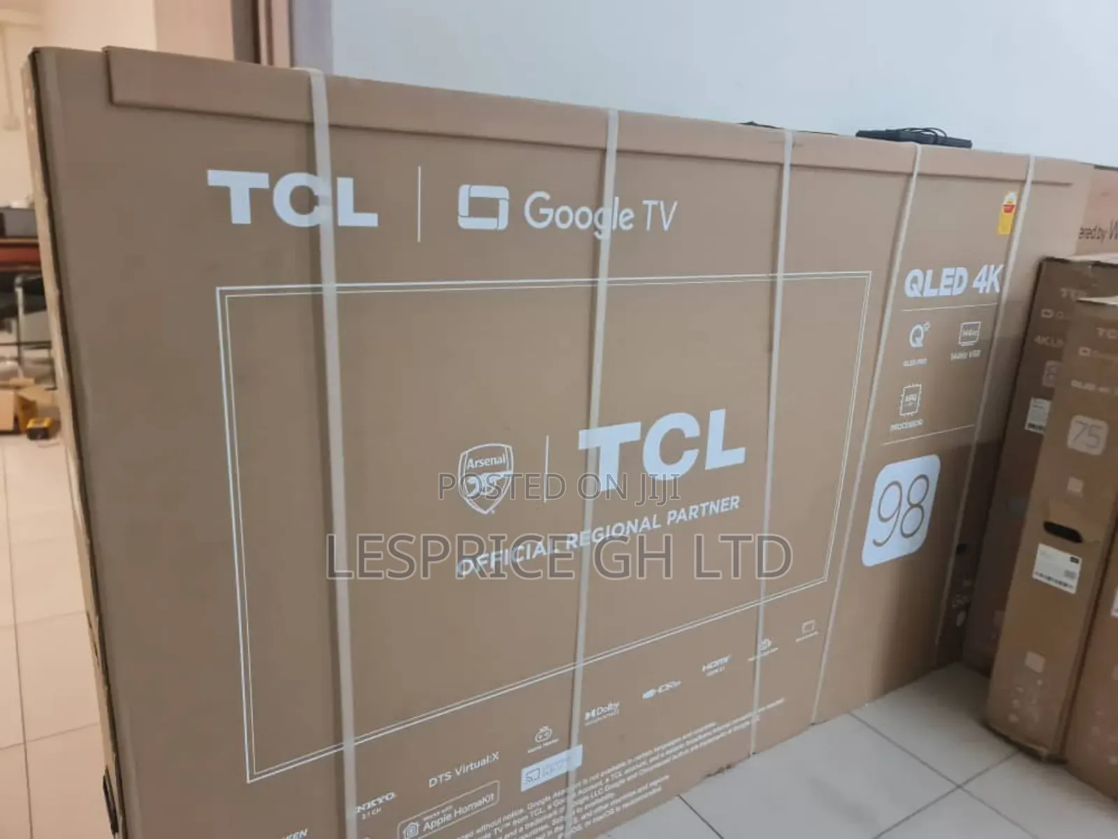 TCL 98" Smart Android Tv: Epic Entertainment!